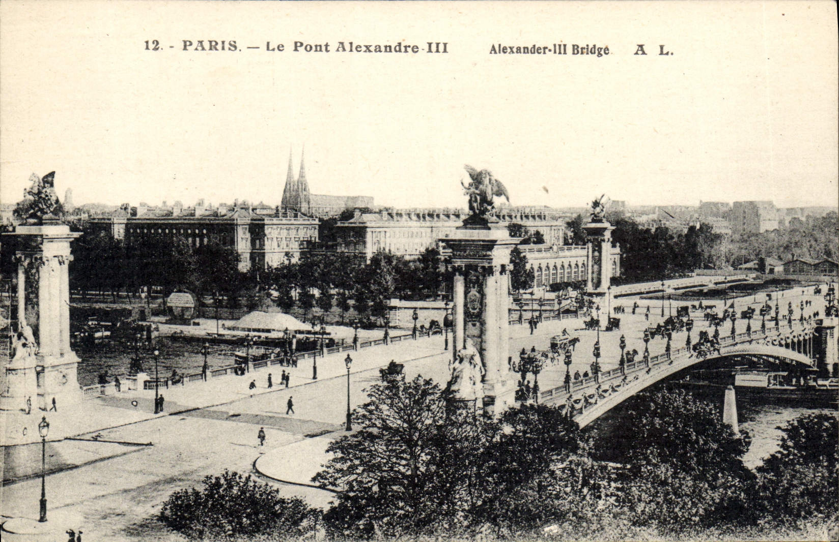 CPA Paris Le Pont Alexandre III 