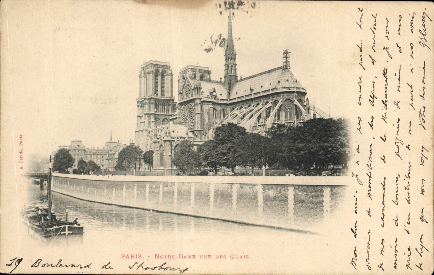 CPA Paris Notre Dame Vue des Quais