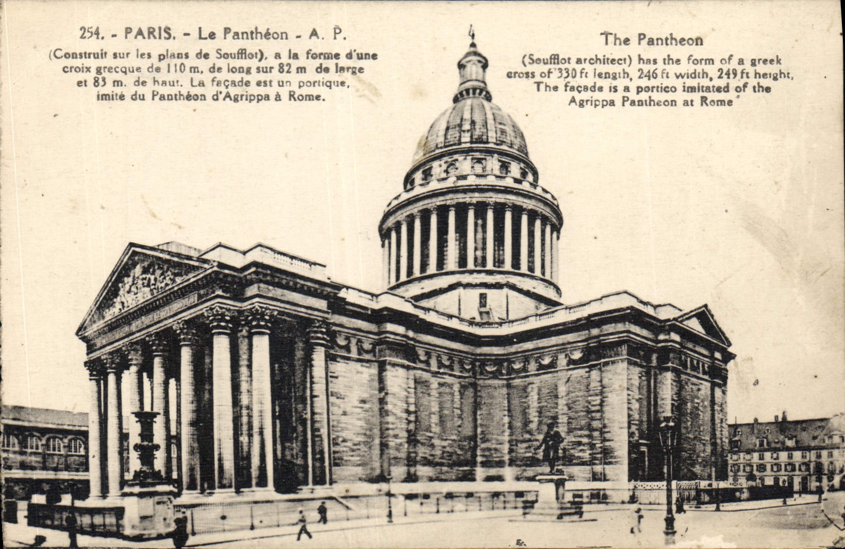 CPA Paris Le Pantheon 