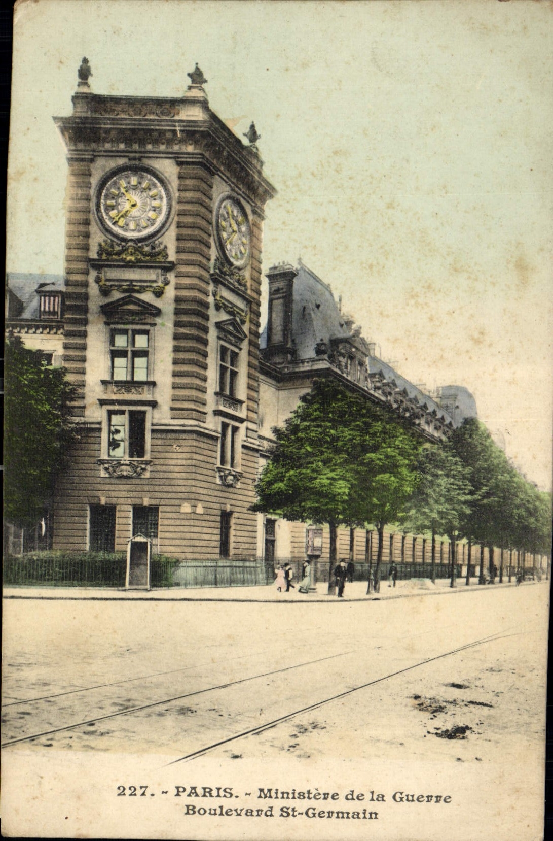 CPA Paris Ministere de la Guerre Boulevard St Germain 