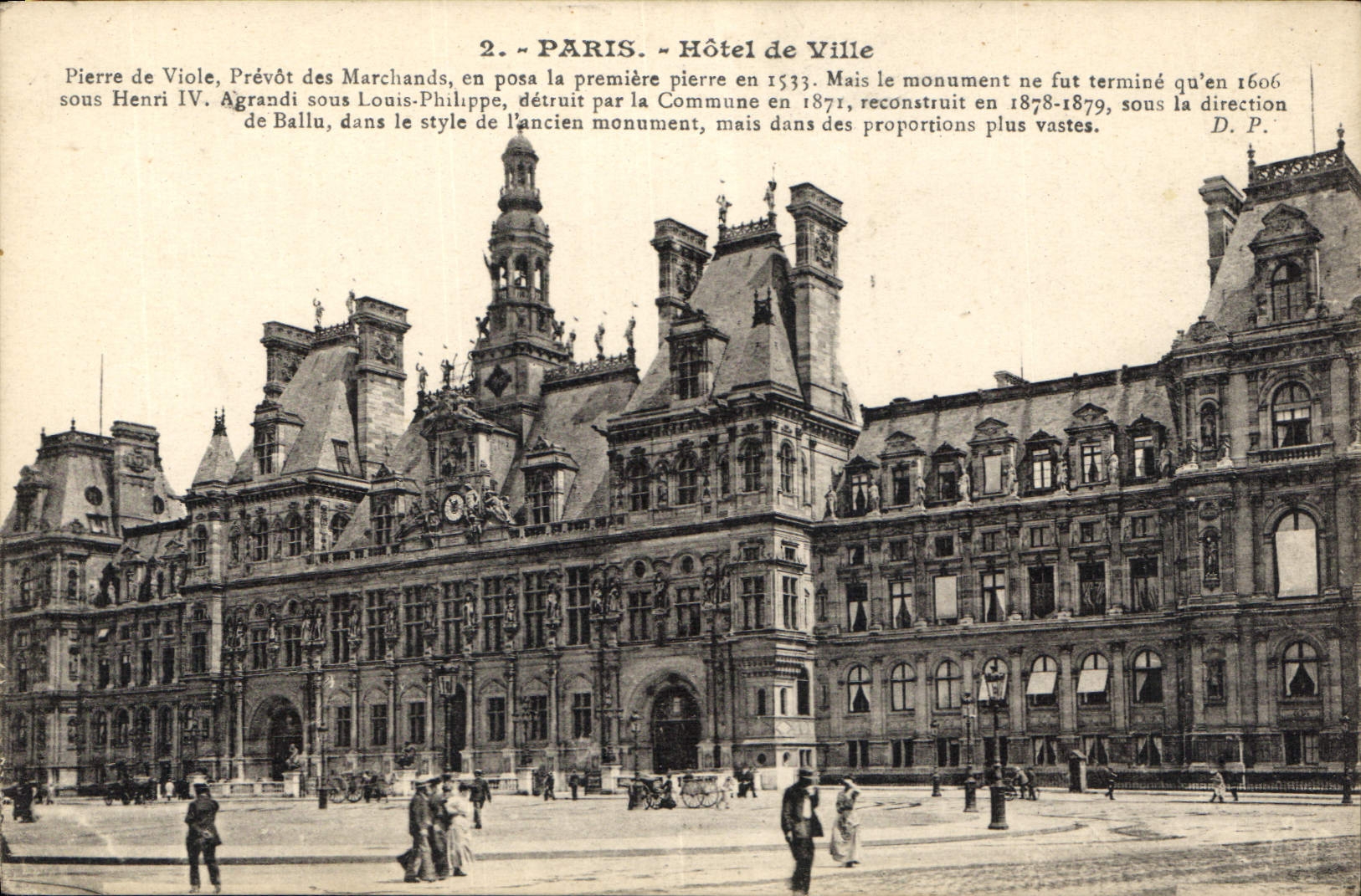 CPA Paris Hotel de Ville