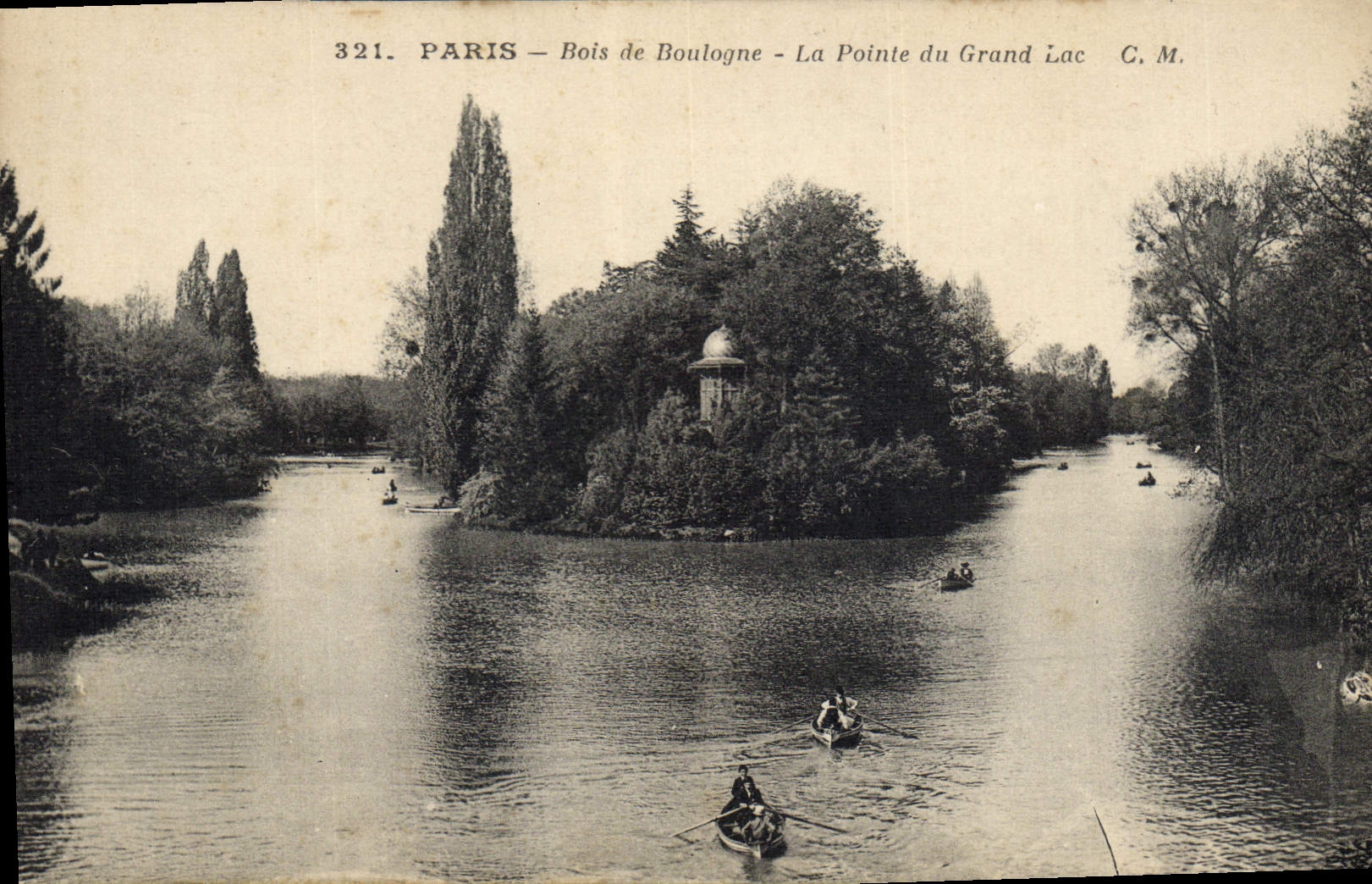 CPA Paris Bois de Boulogne La Pointe du Grand Lac 