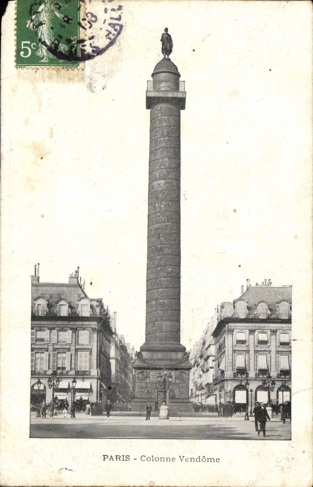 CPA Paris Colonne Vendome 