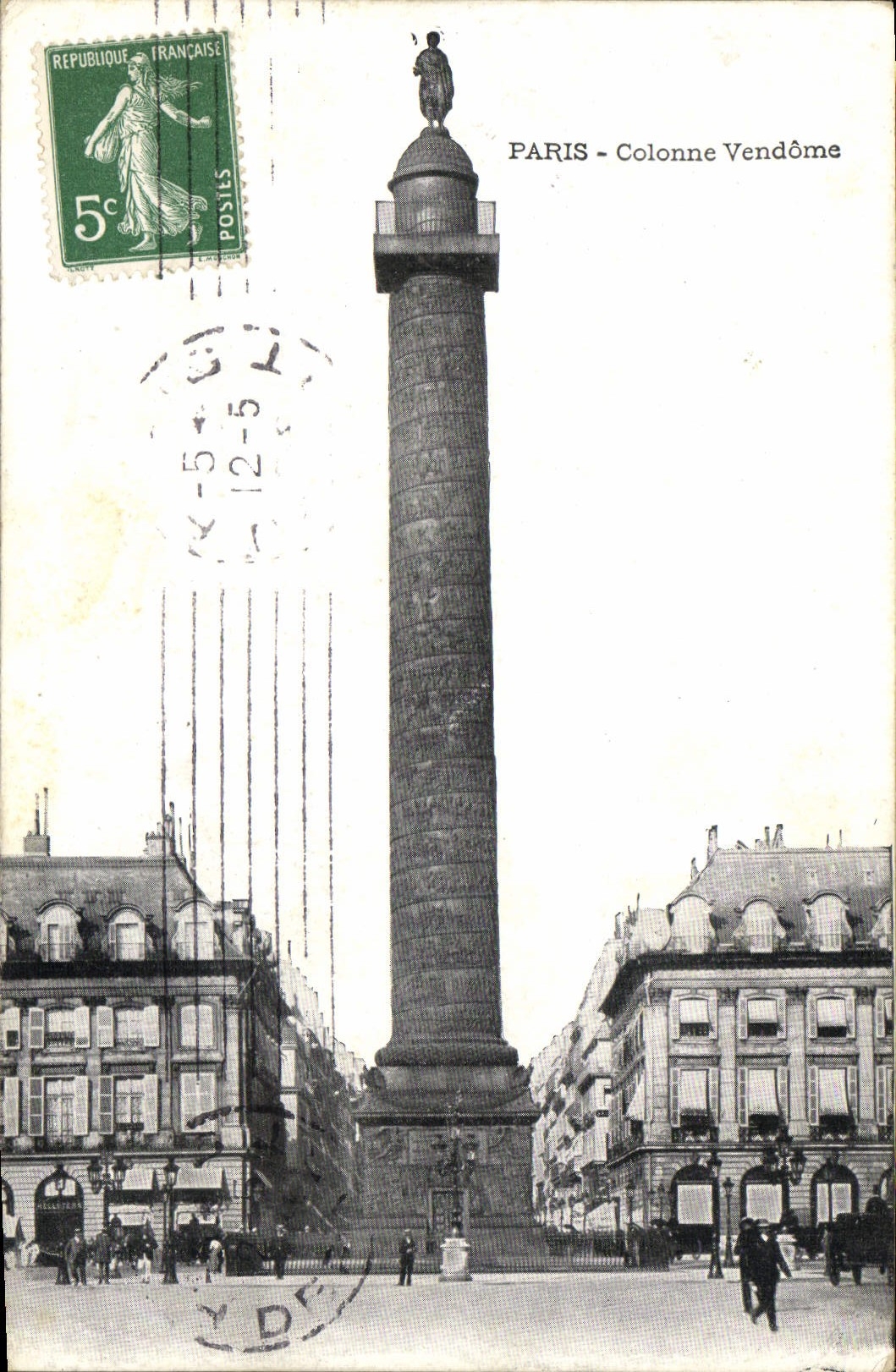 CPA Paris Colonne Vendome