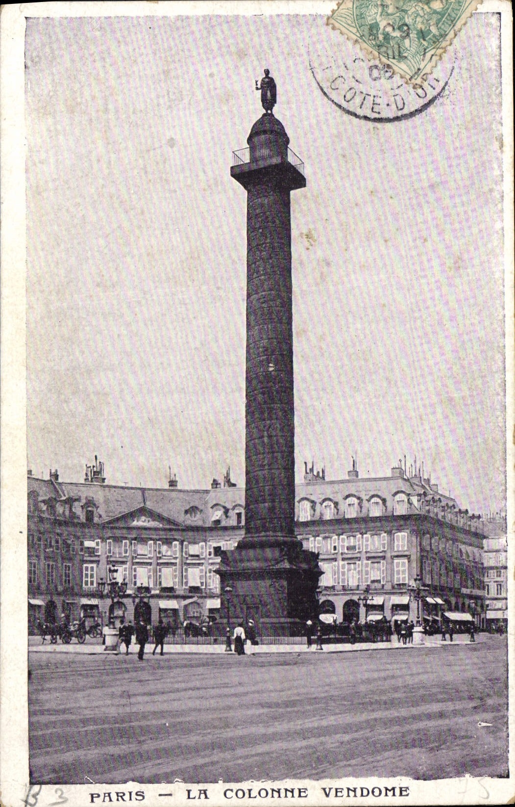 CPA Paris La Colonne Vendome