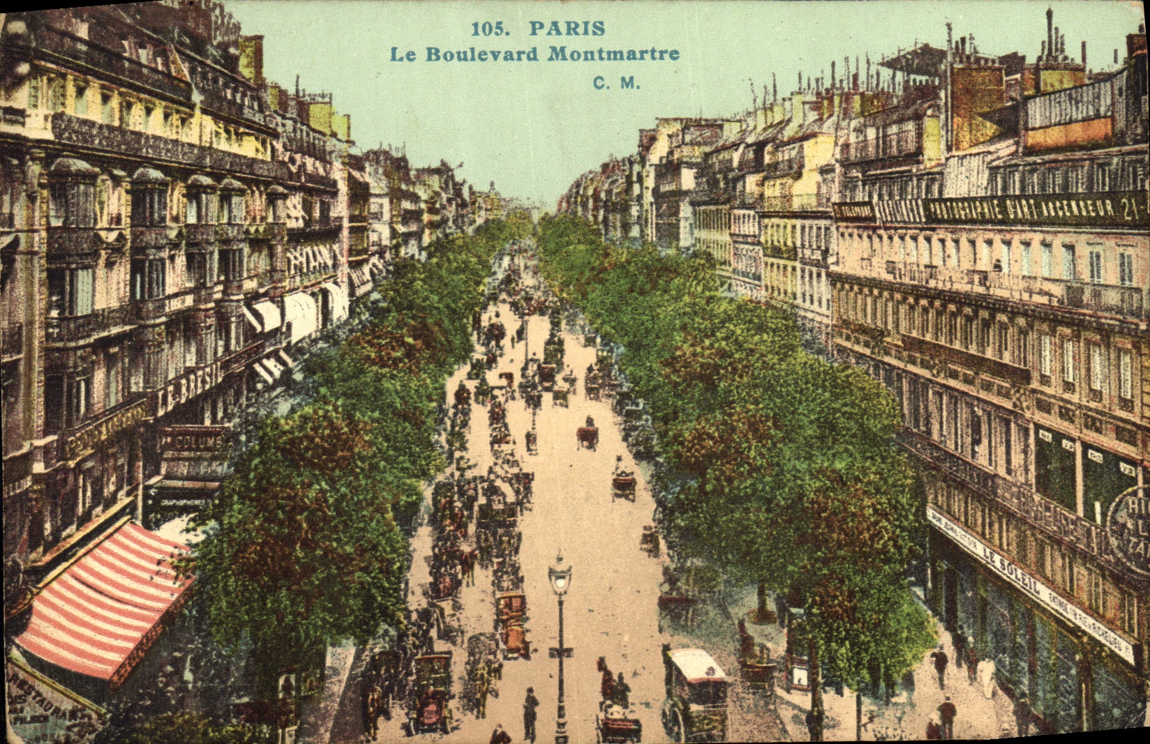 CPA Paris Le Boulevard Montmartre 