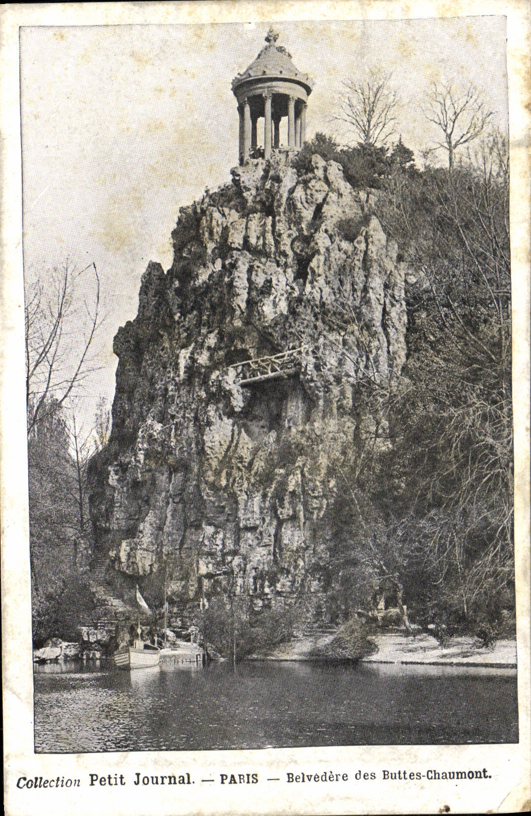 CPA Paris Belvedere des Buttes Chaumont