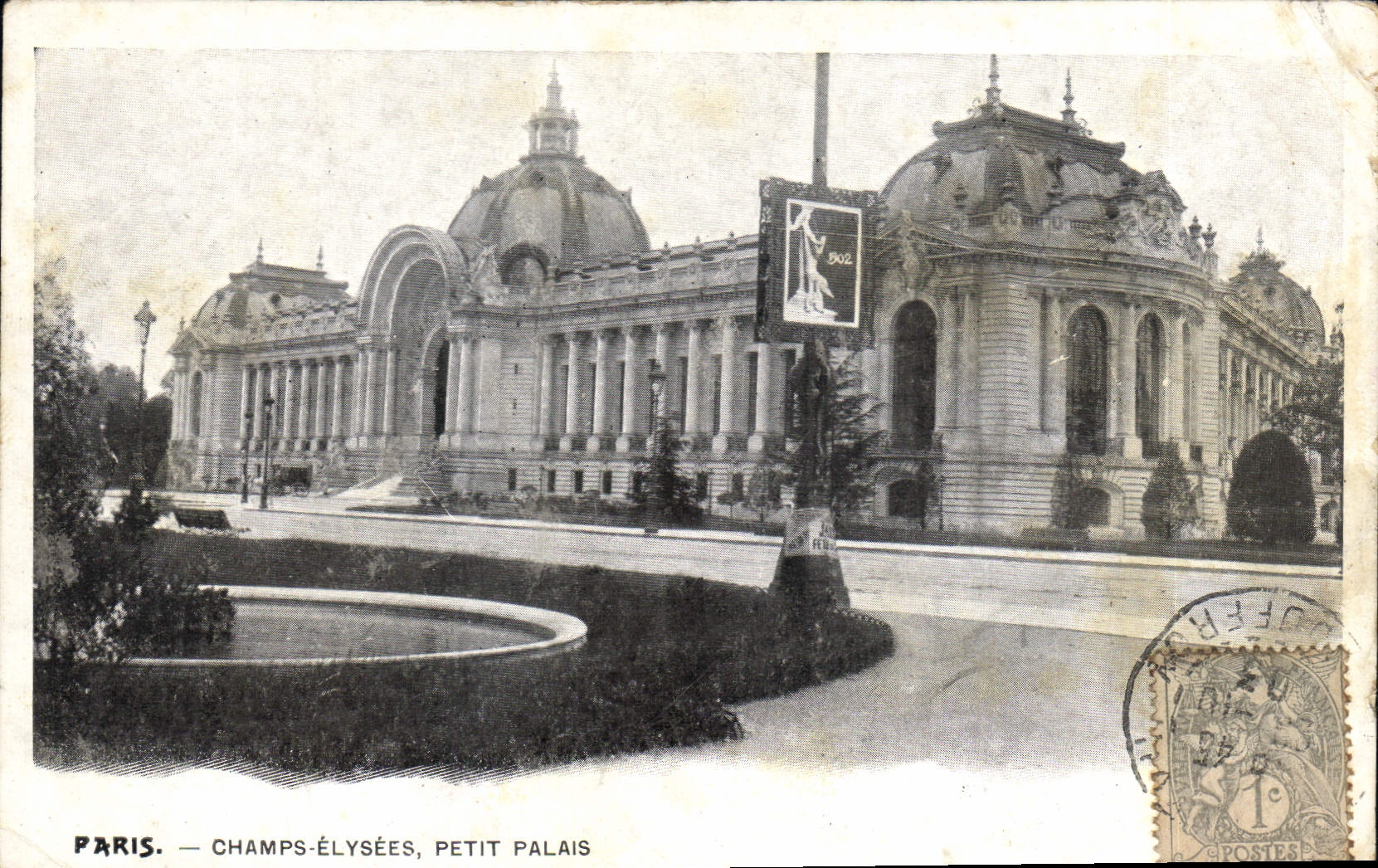 CPA Paris Champs Elysees Petit Palais 