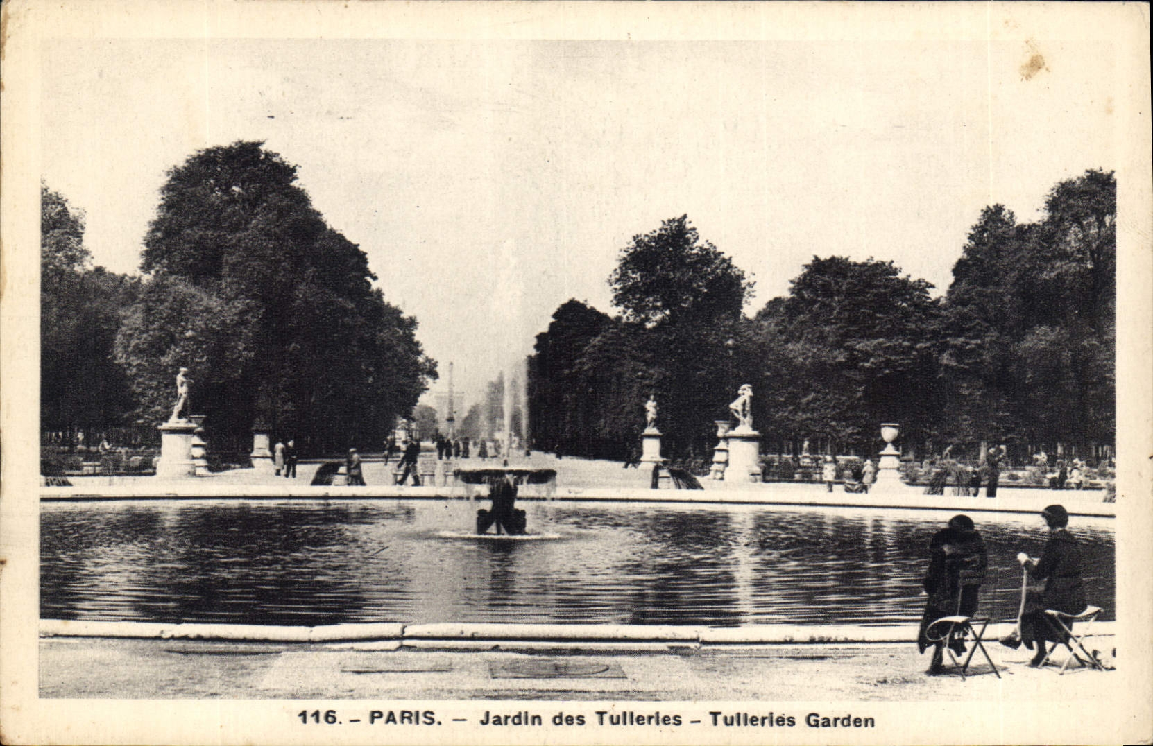CPA Paris Jardin des Tulleries 