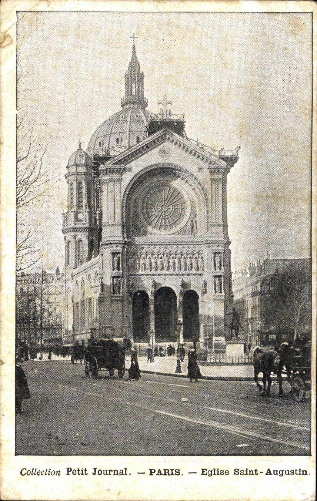 CPA Paris Eglise Saint Augustin 