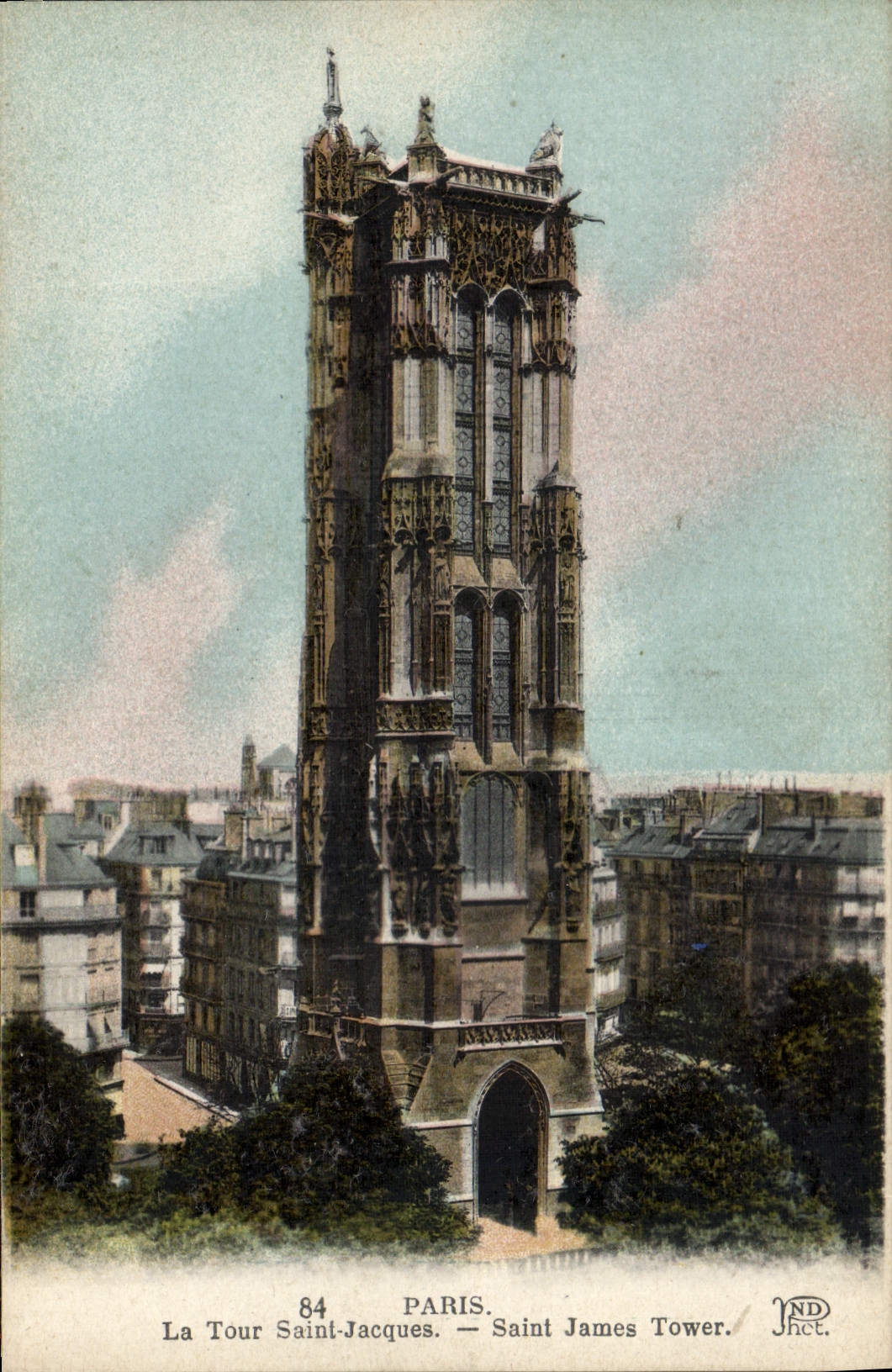 CPA Paris La Tour Saint Jacques 