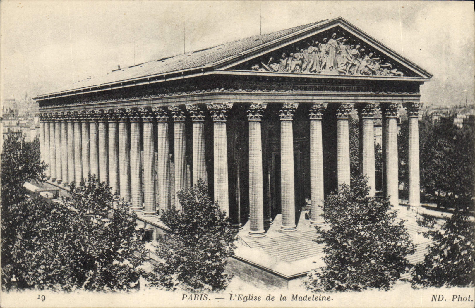CPA Paris L'Eglise de la Madeleine 