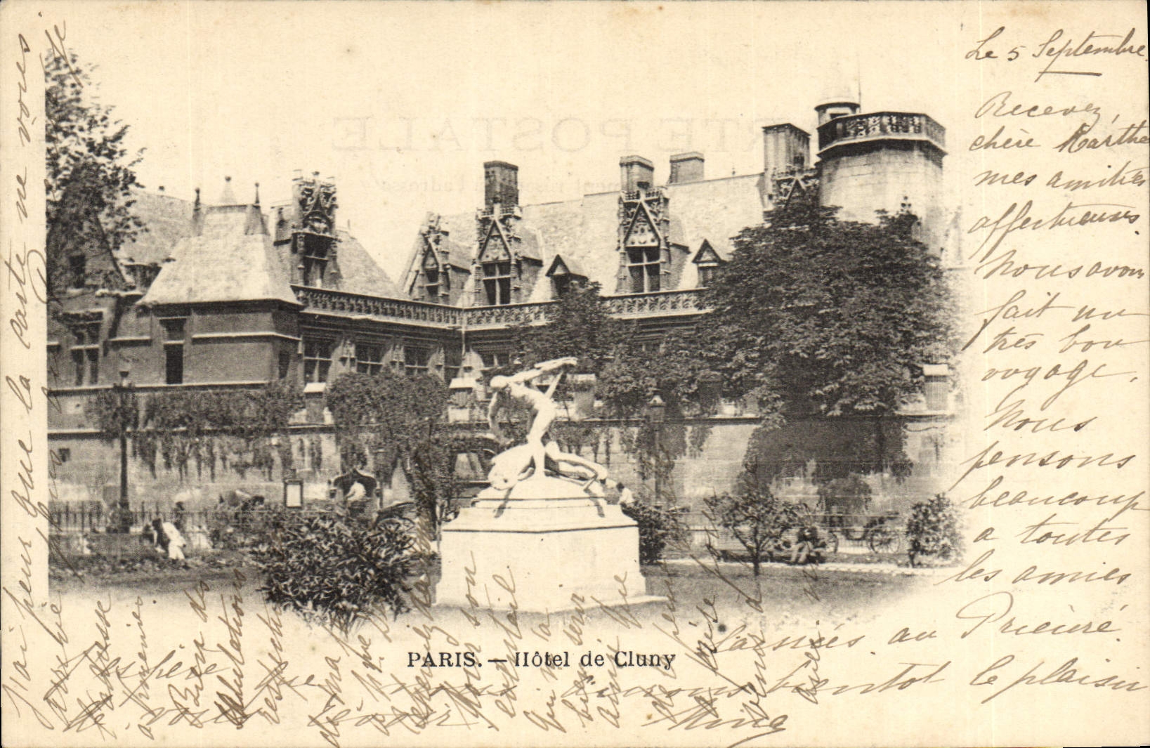 CPA Paris Hotel de Cluny