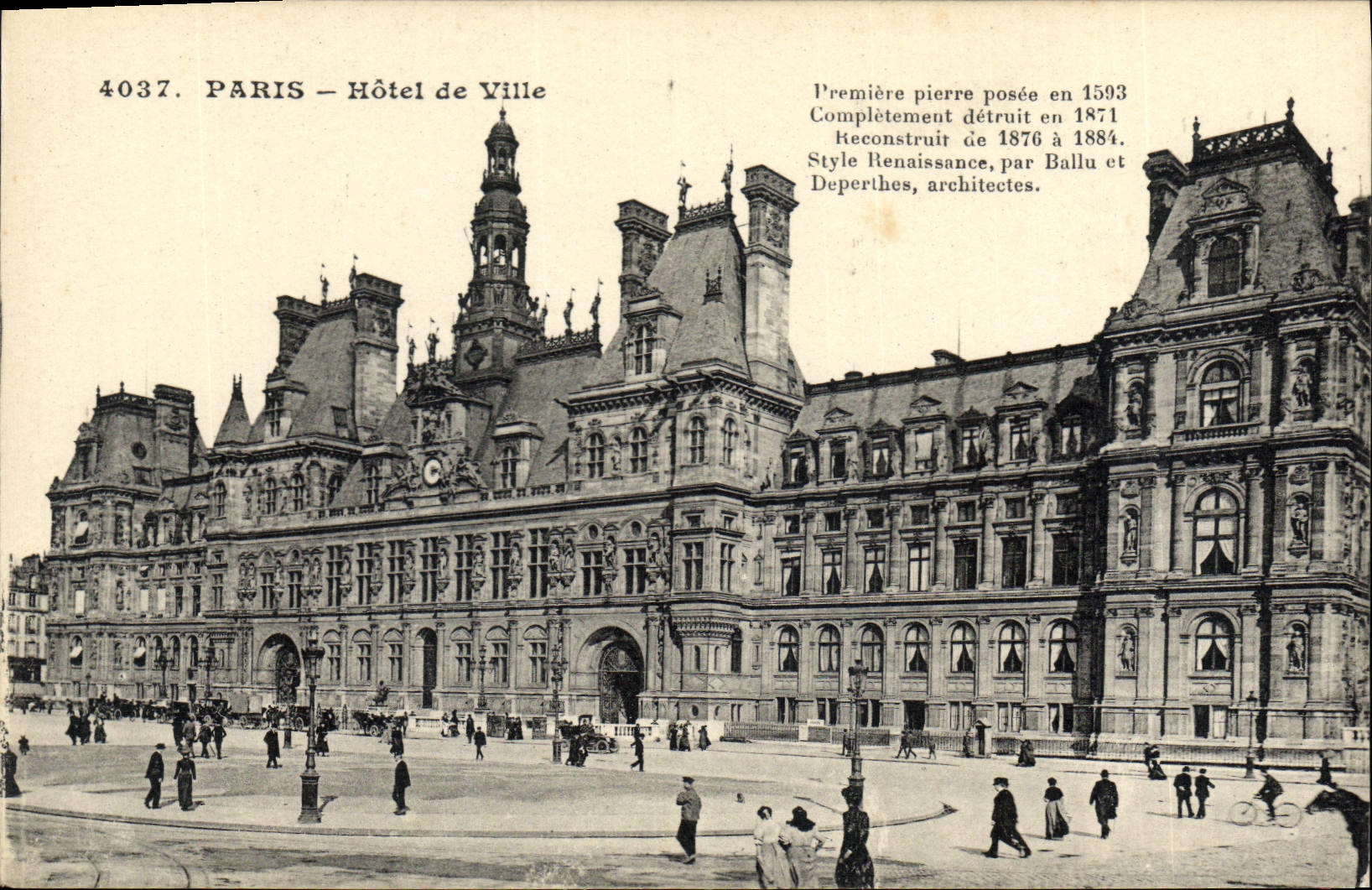 CPA Paris Hotel de Ville