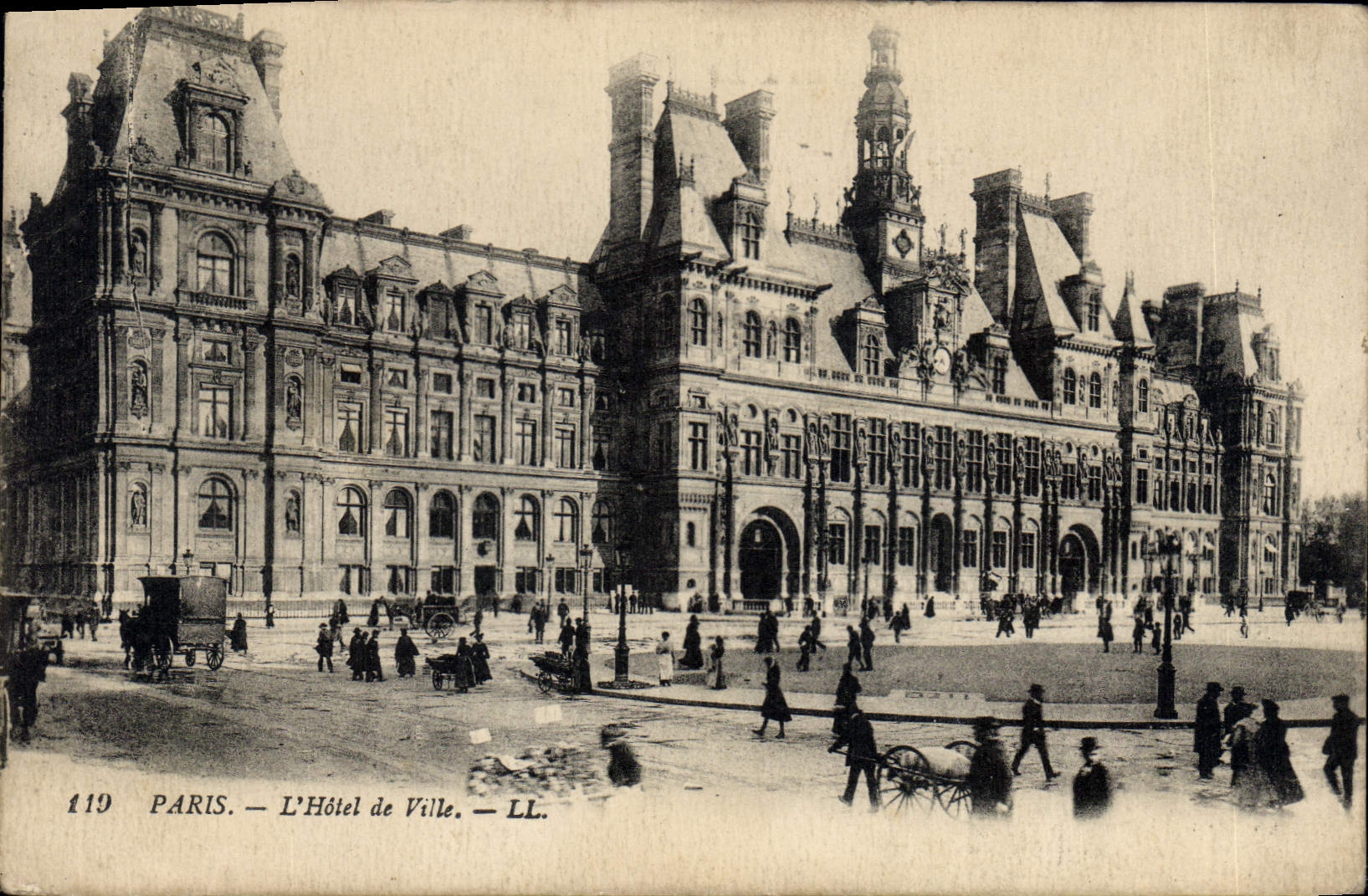 CPA Paris L'Hotel de Ville