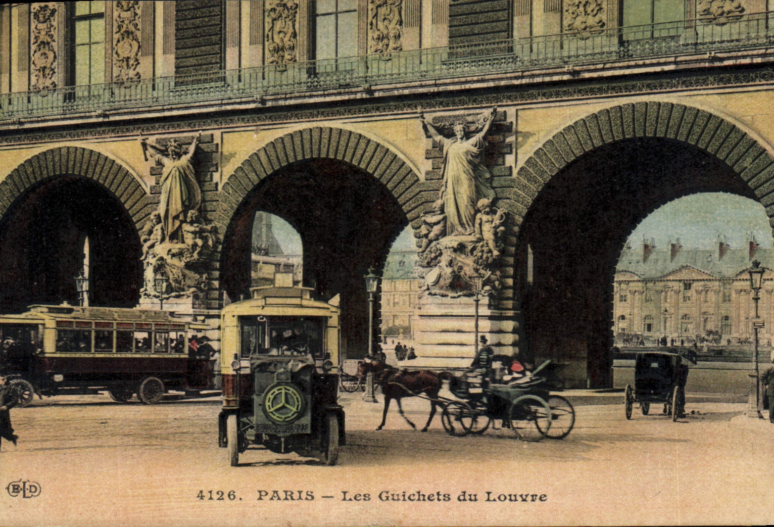 CPA Paris Les Guichets du Louvre 