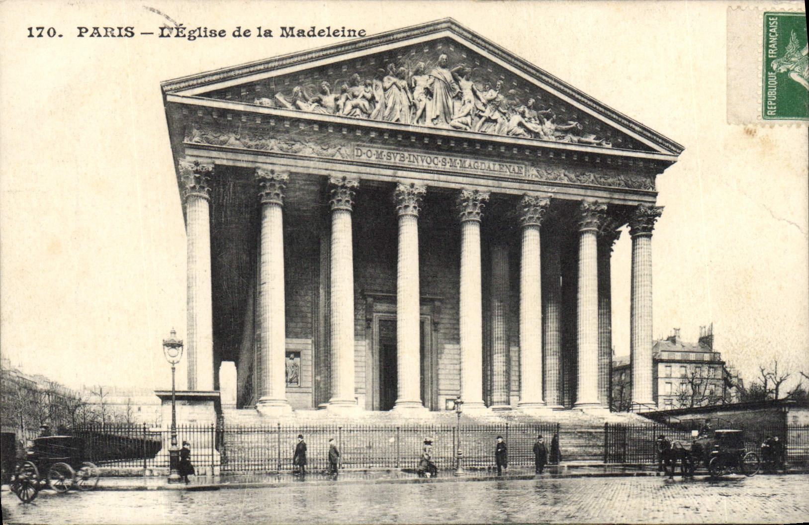CPA Paris L'Eglise de la Madeleine 