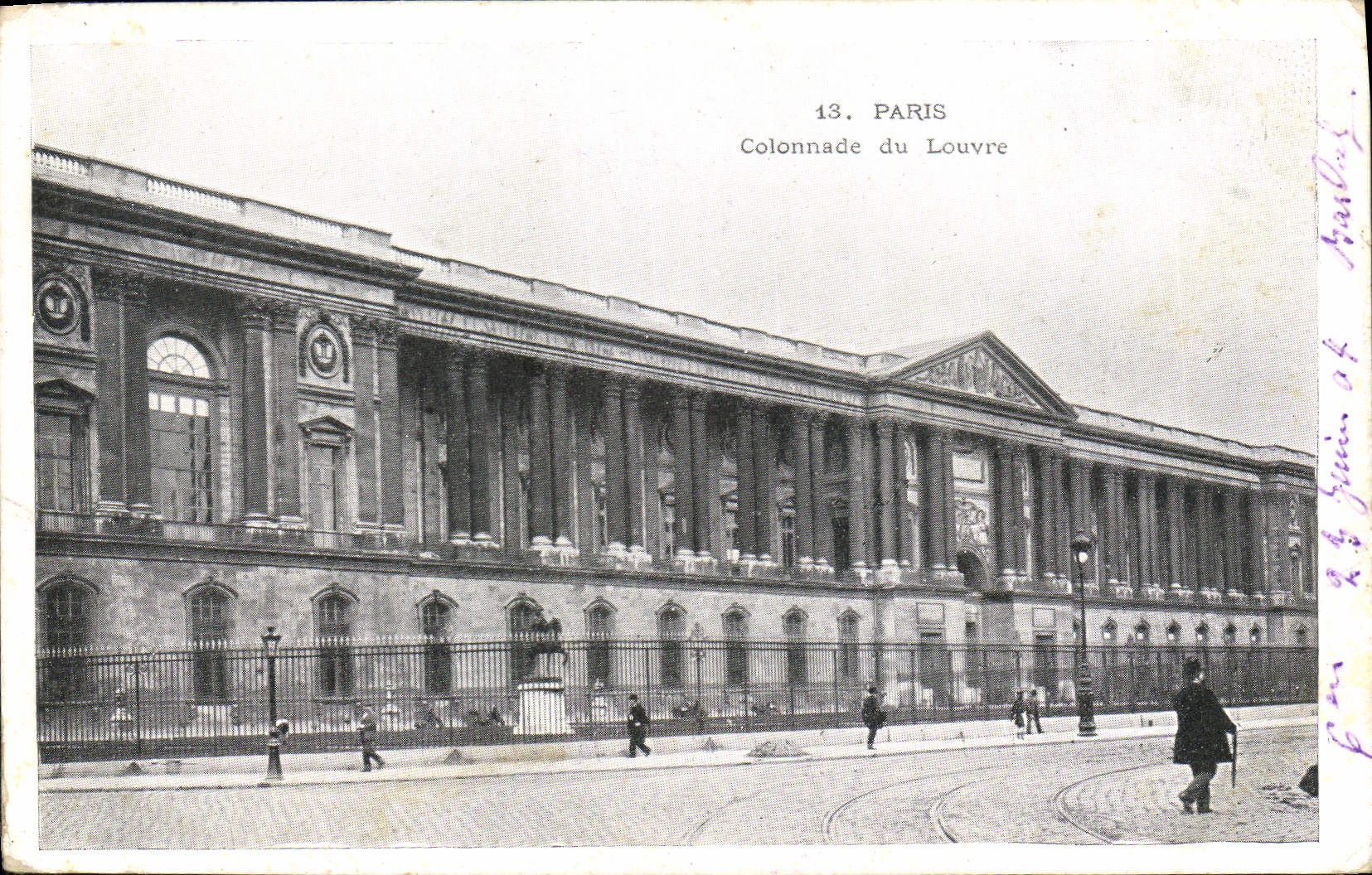 CPA Paris Colonnade du Louvre 
