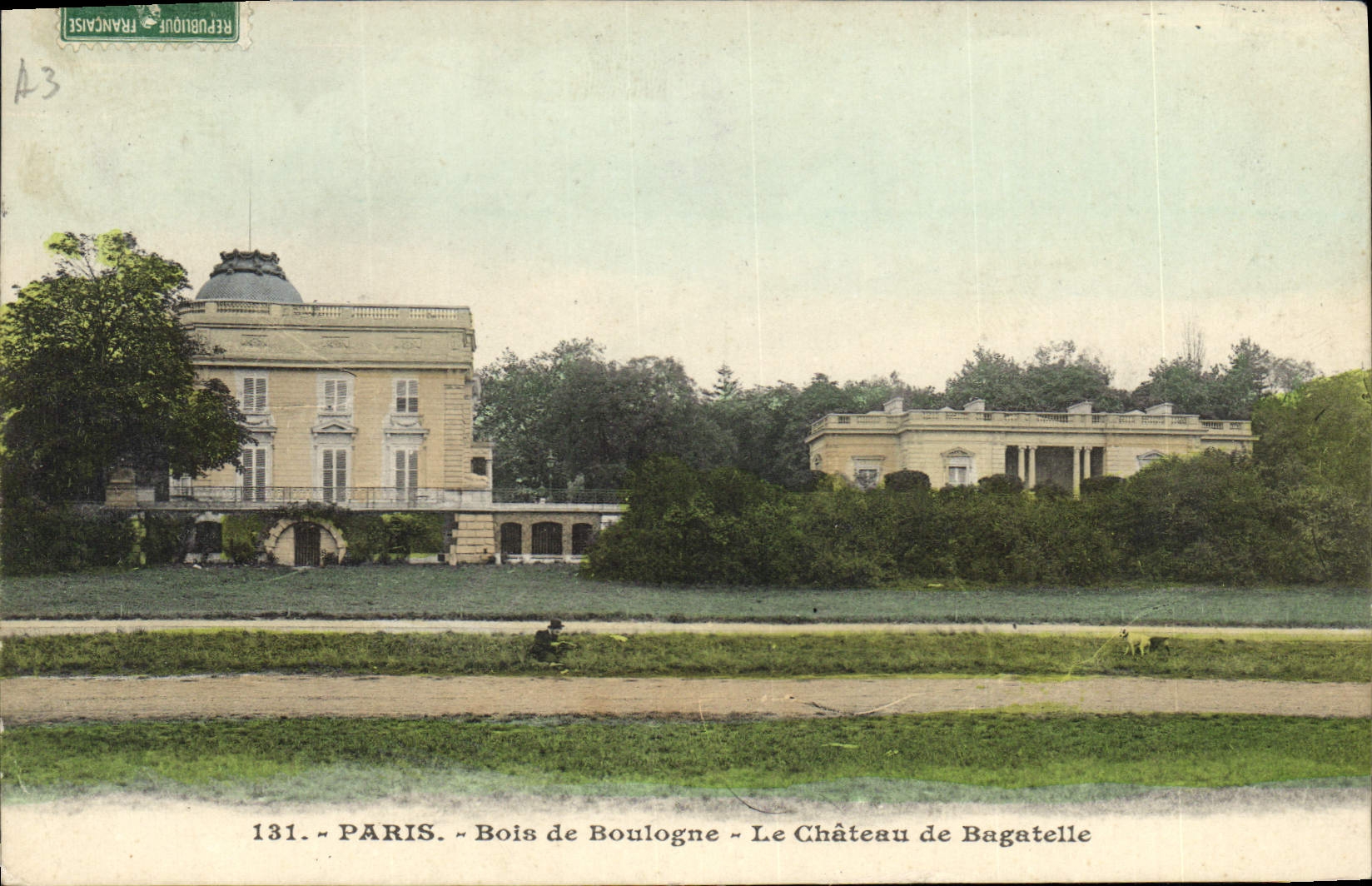 CPA Paris Bois de Boulogne Le Chateau de Bagatelle