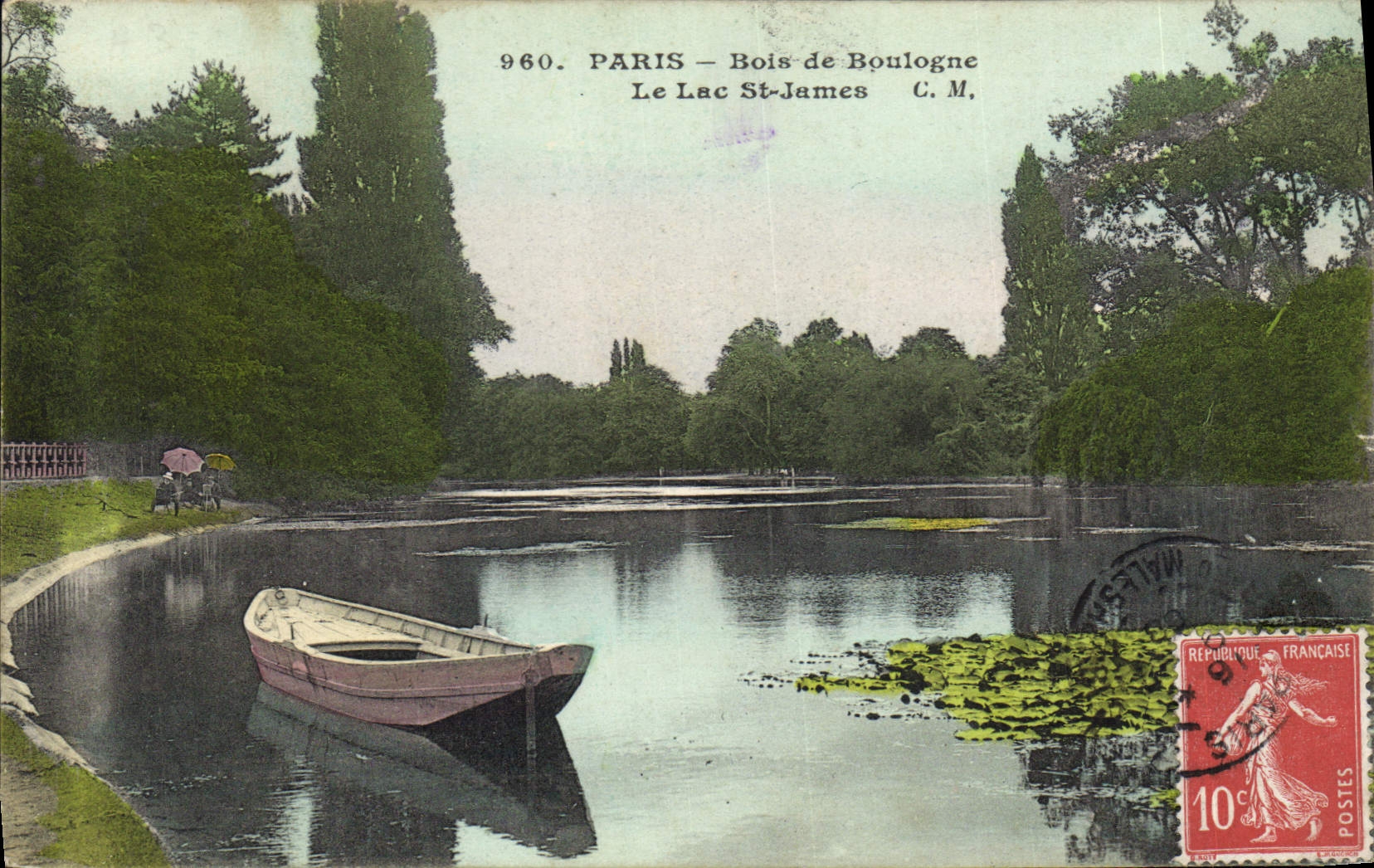 CPA Paris Bois de Boulogne Le Lac St James 