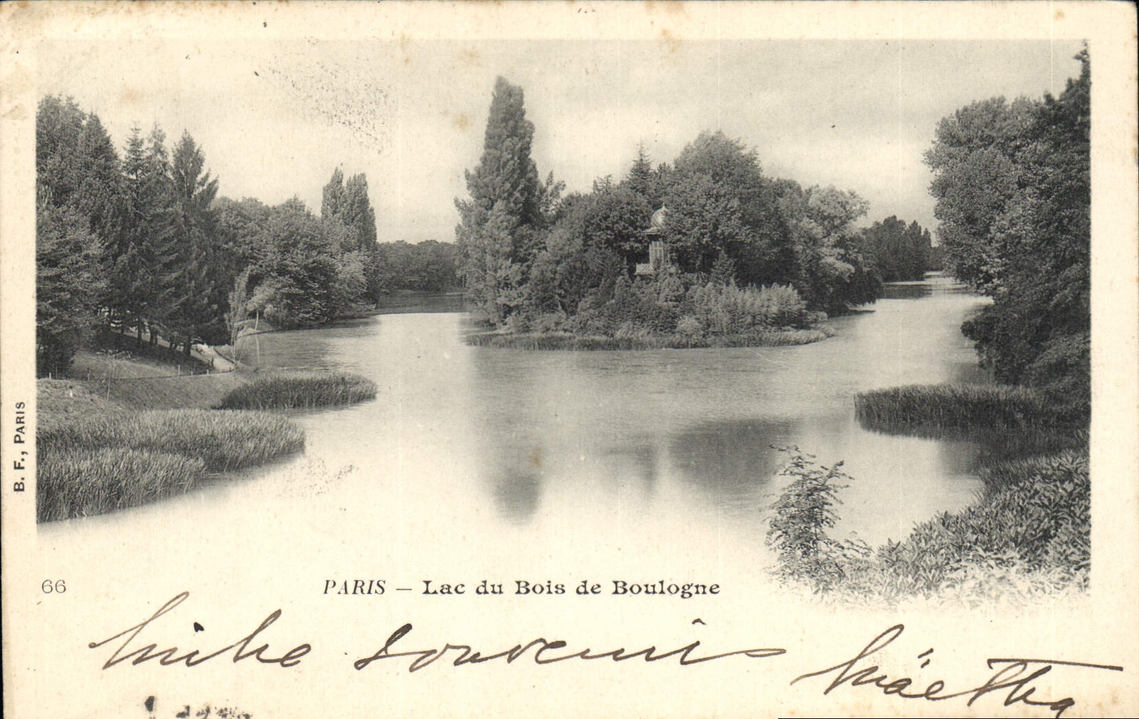 CPA Paris Lac du Bois de Boulogne