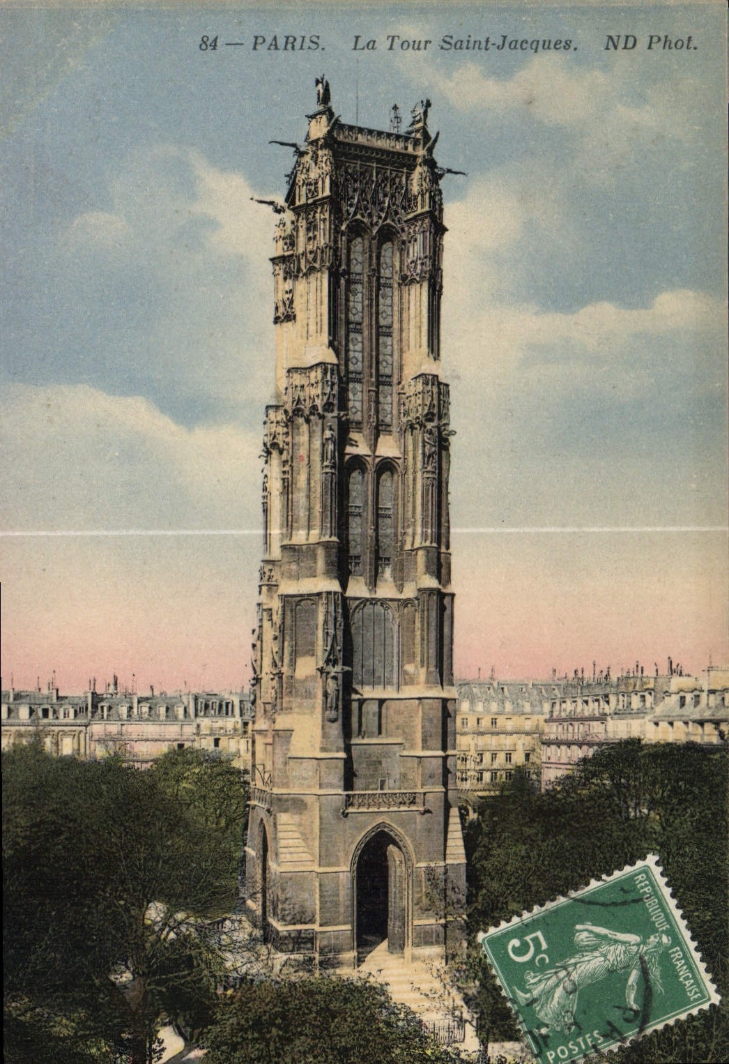 CPA Paris La Tour Saint Jacques 