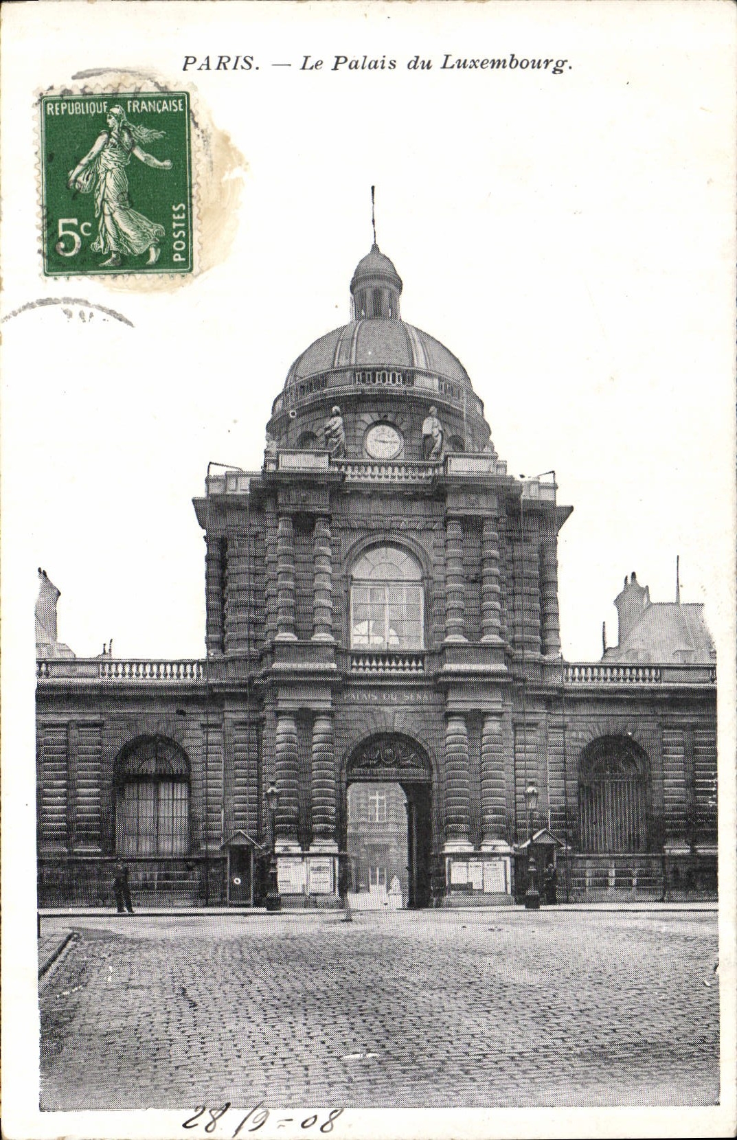 CPA Paris Le Palais du Luxembourg 
