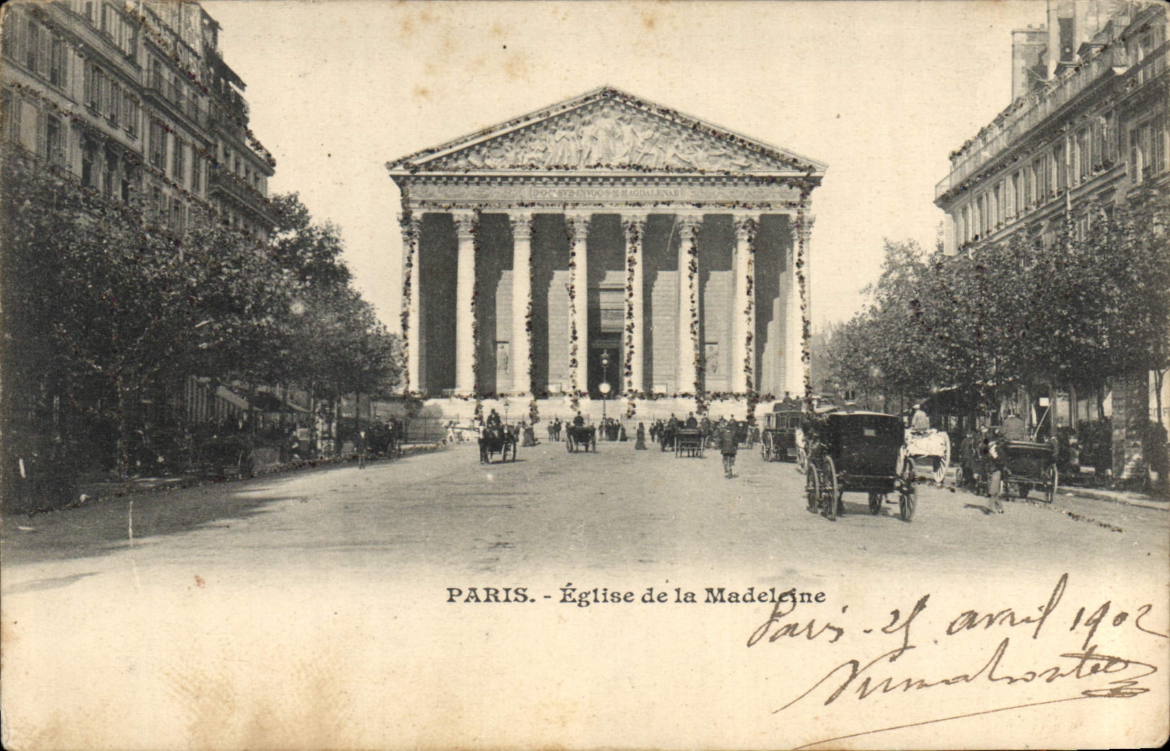 CPA Paris Eglise de la Madeleine 