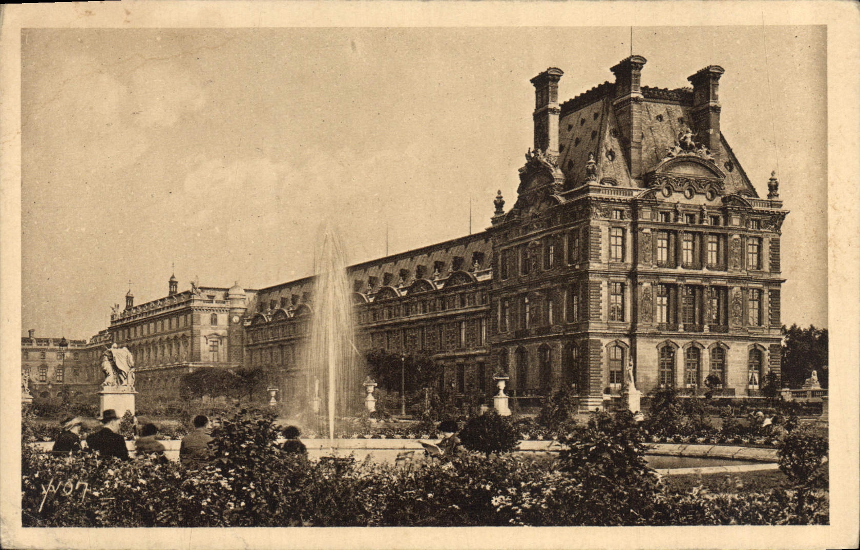 CPA Paris Le Pavillon de Flore au Jardin des Tuileries 