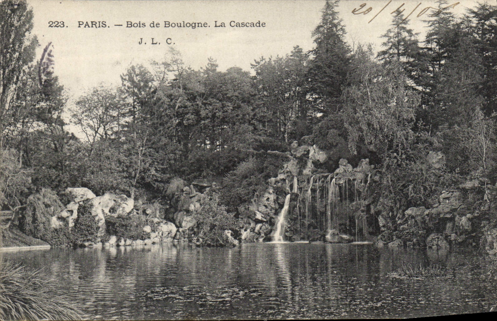 CPA Paris Bois de Boulogne La Cascade