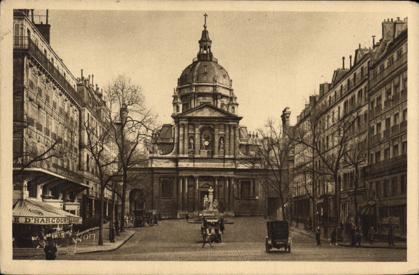CPA Paris Facade de l'Eglise de la Sorbonne