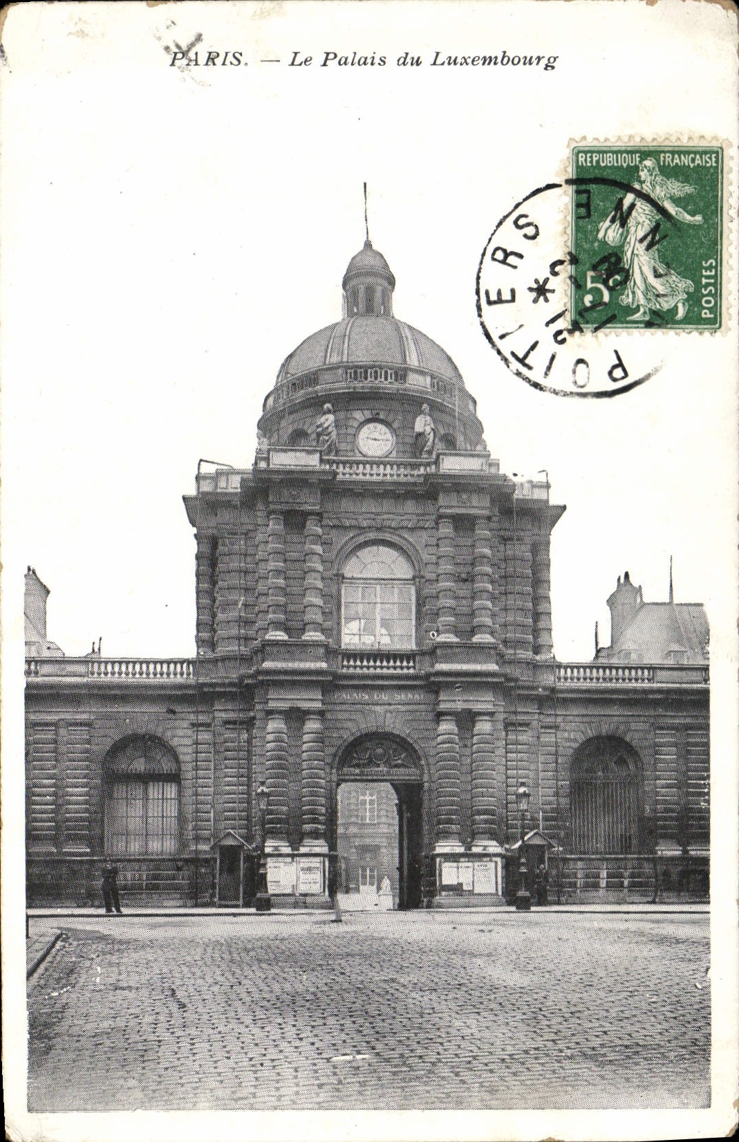 CPA Paris Le Palais du Luxembourg