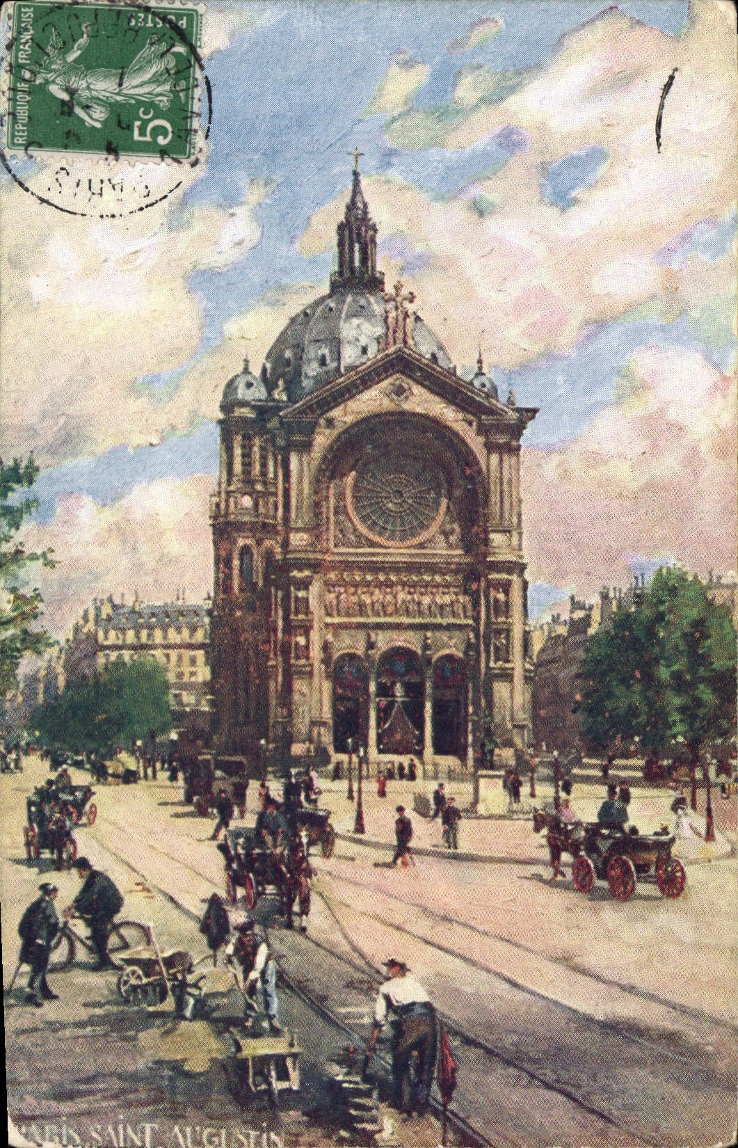 CPA Paris Saint Augustin 