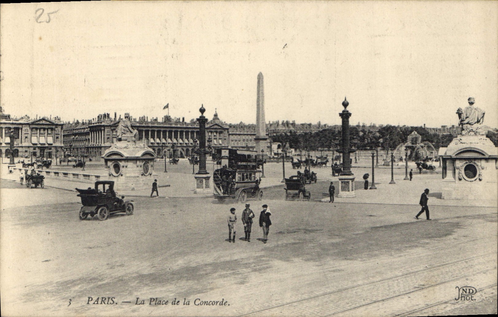 CPA Paris La Place de la Concorde