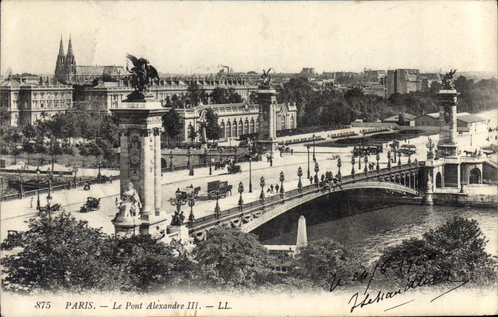 CPA Paris Le Pont Alexandre III 