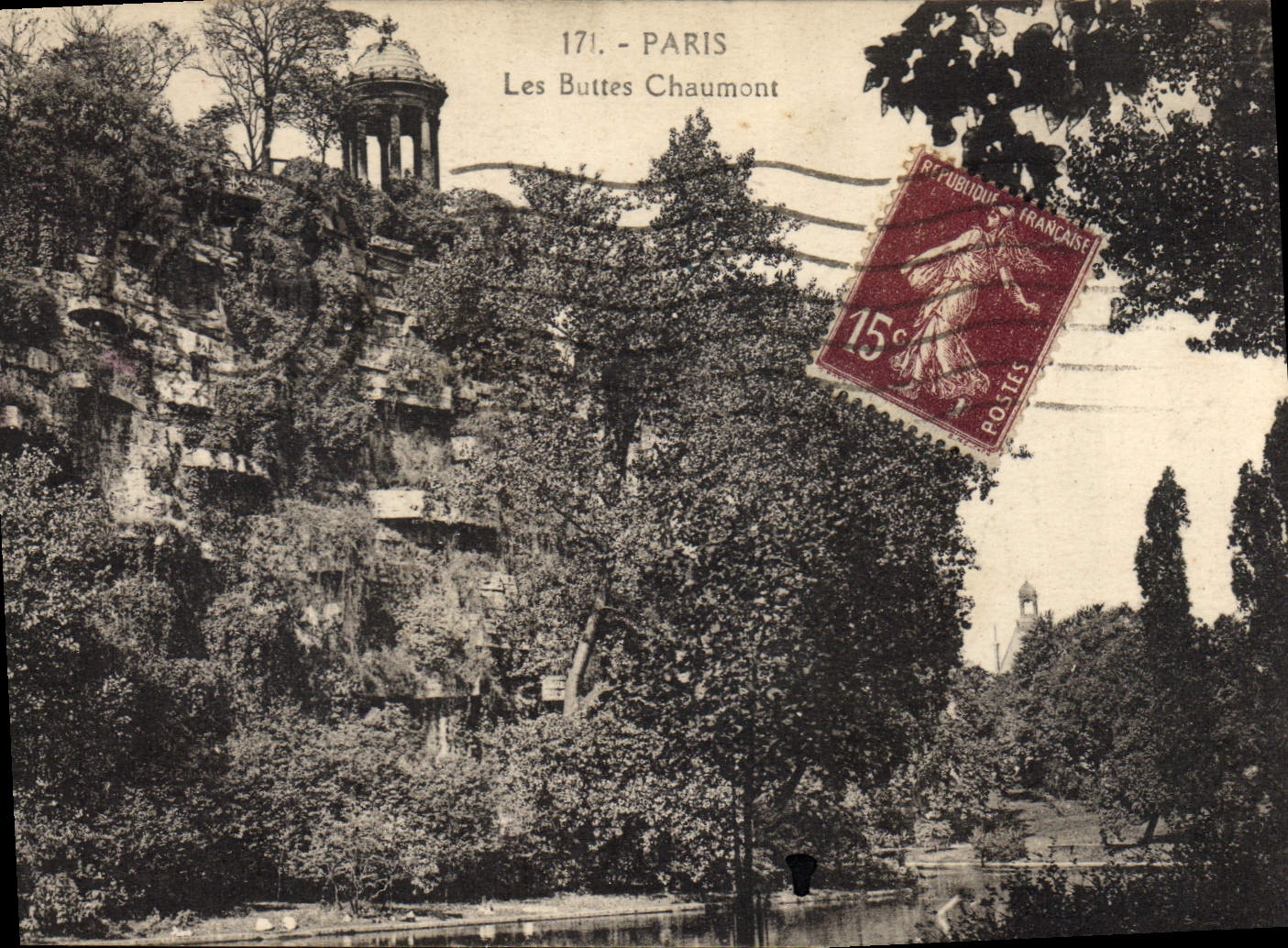 CPA Paris Les Buttes Chaumont 