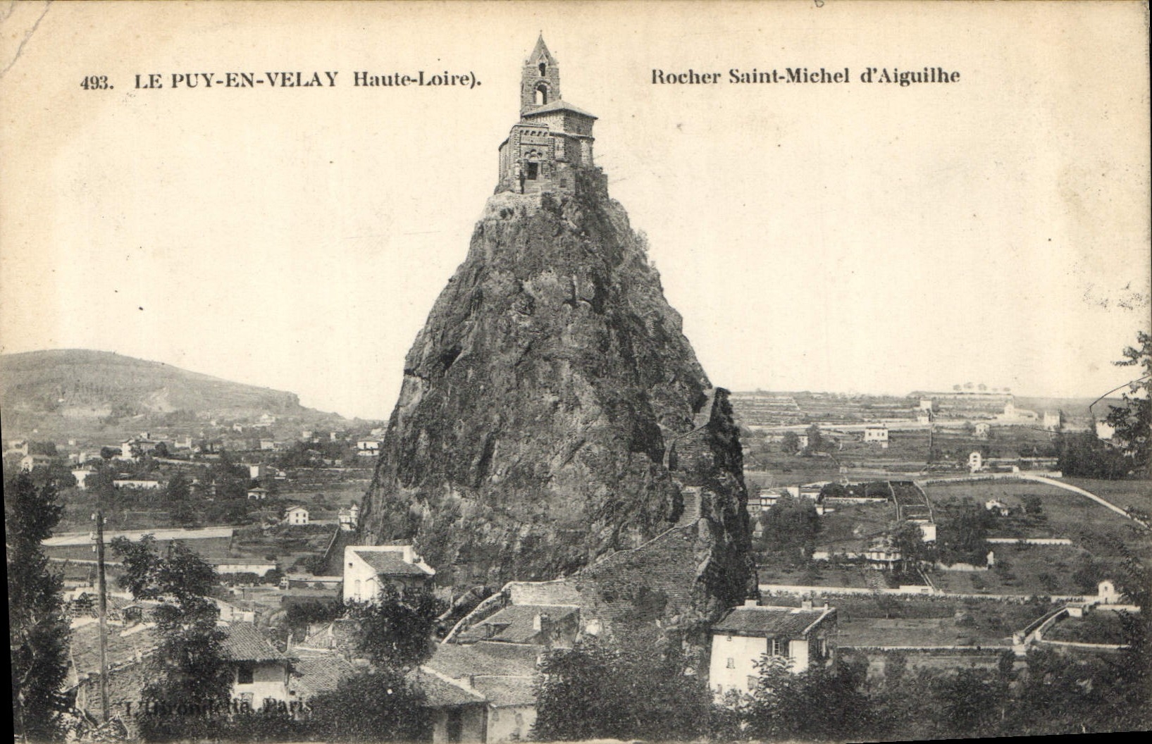 CPA Le Puy en Velay Haute Loire Rocher Saint Michel d'Aiguilhe 