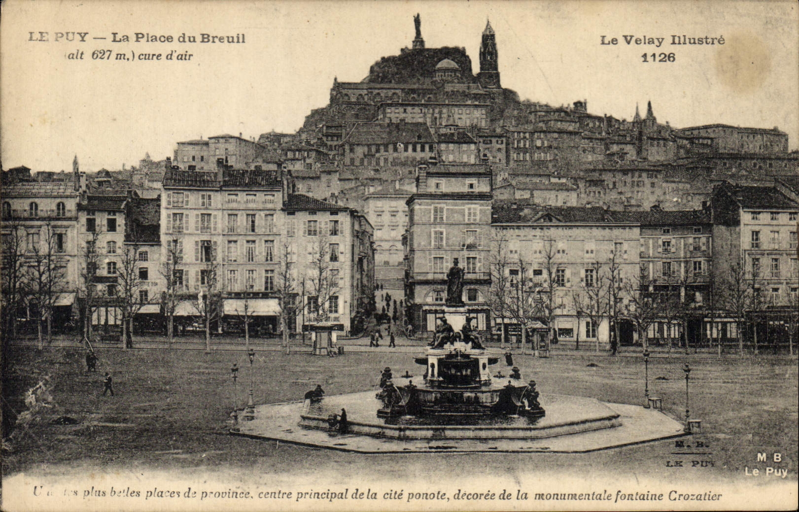 CPA Le Puy La Place du Breuil 