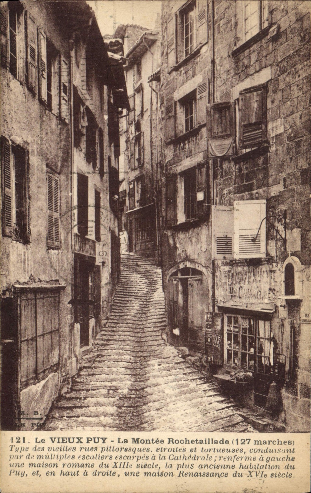 CPA Le Vieux Puy La Montee Rochetaillade 