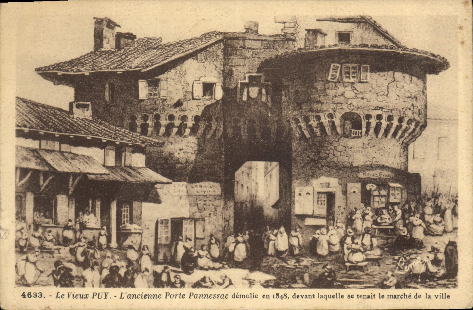 CPA Le Vieux Puy L'ancienne Porte Pannessac