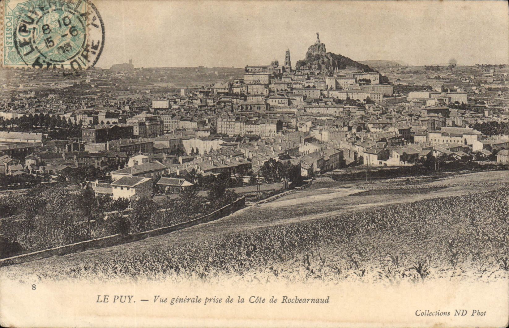 CPA Le Puy Vue generale prise de la Cote de Rochearnaud 
