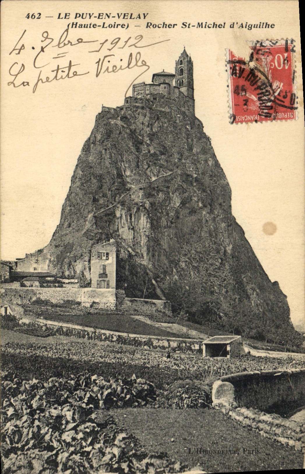 CPA Le Puy en Velay Haute Loire Rocher St Michel d'Aiguilhe 
