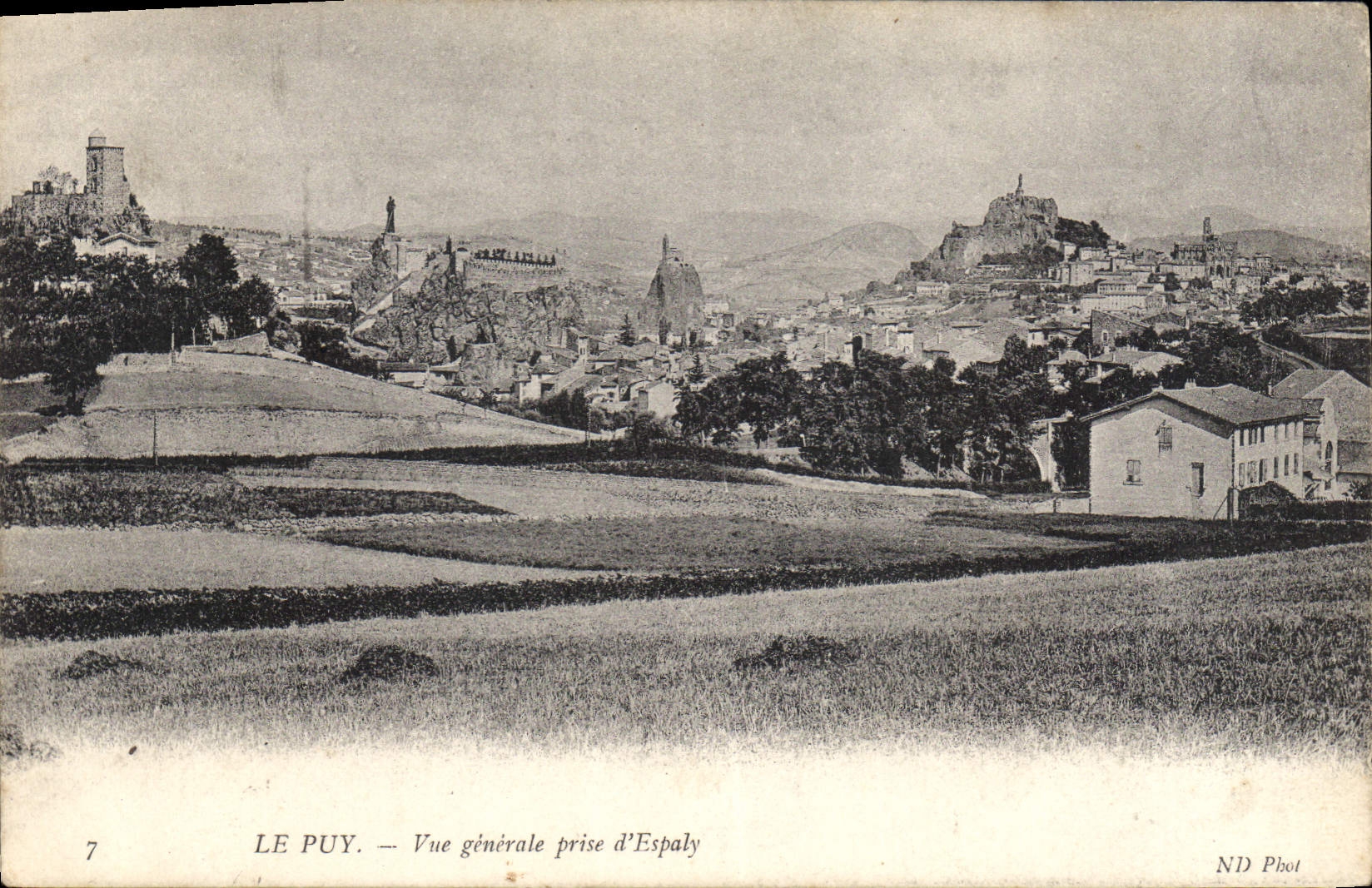 CPA Le Puy Vue generale prise d'Espaly