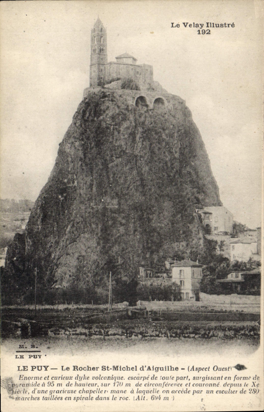 CPA Le Puy Le Rocher St Michel d'Aiguilhe 