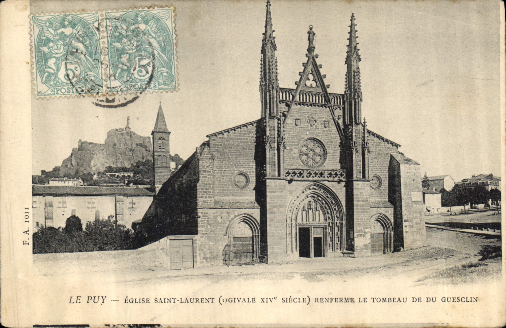 CPA Le Puy Eglise Saint Laurent