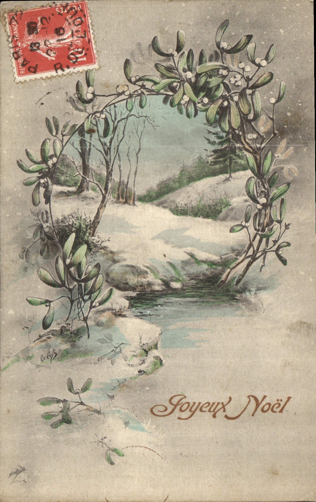 CPA Joyeux Noel 