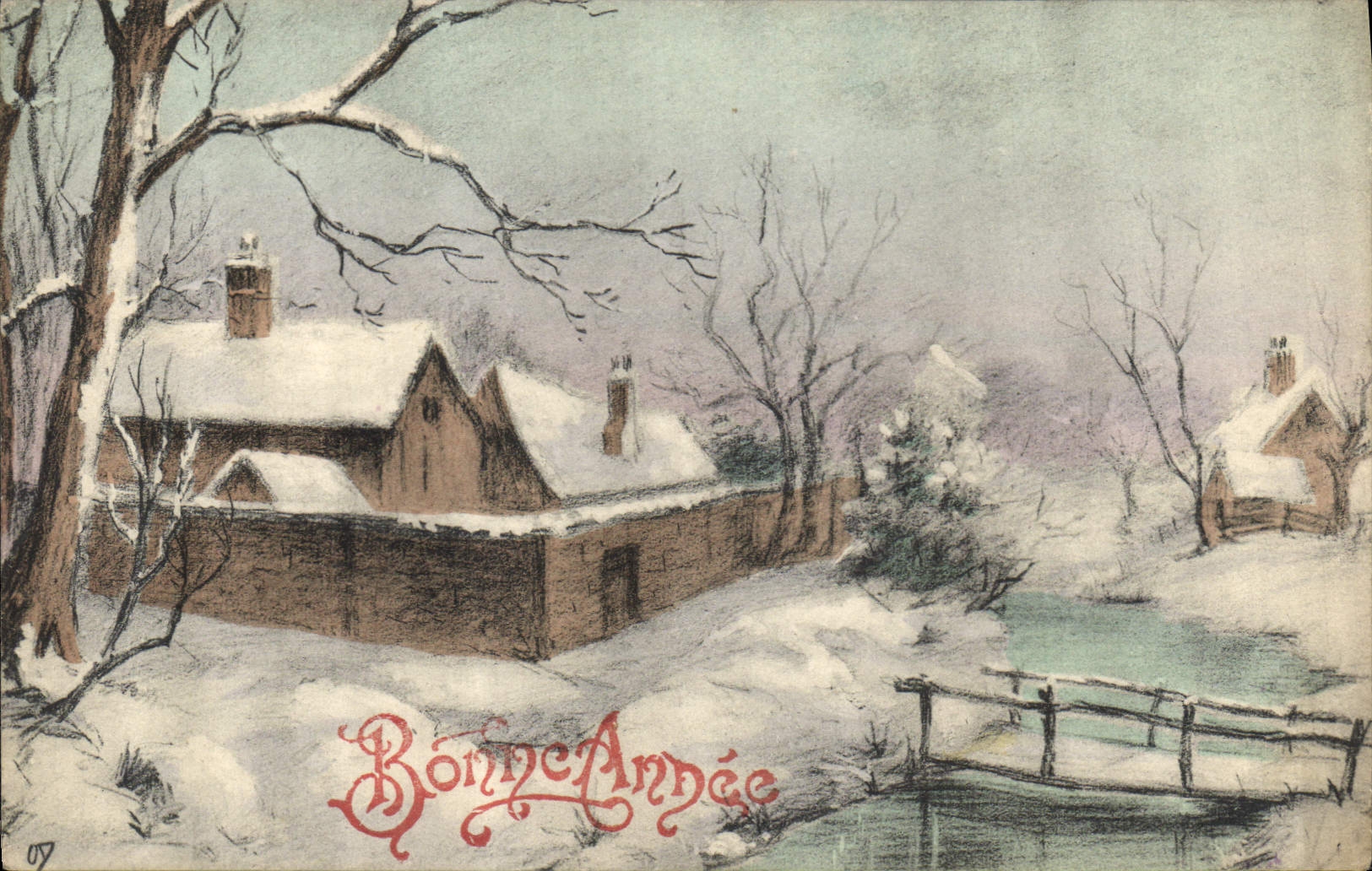CPA Bonne Annee 
