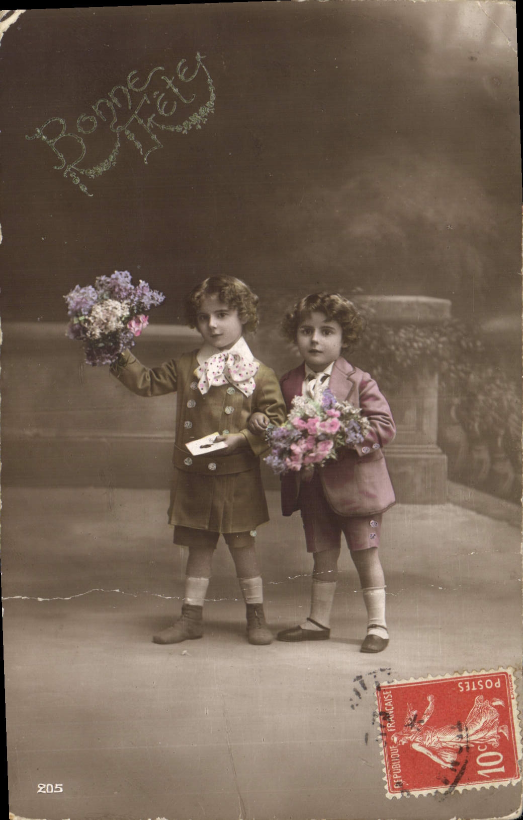 CPA Bonne Fete Enfants
