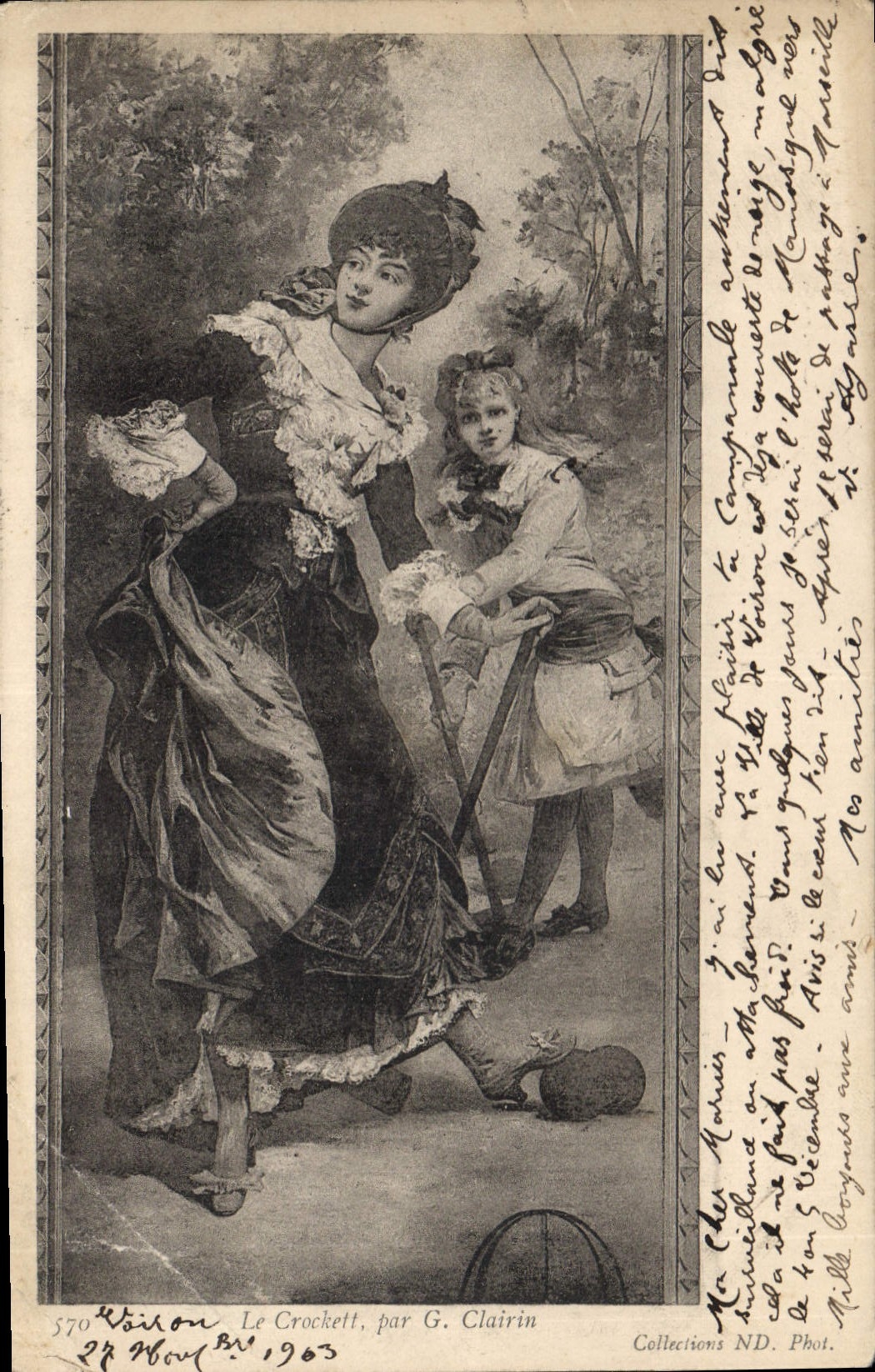 CPA Le Crochell par G Clairin 