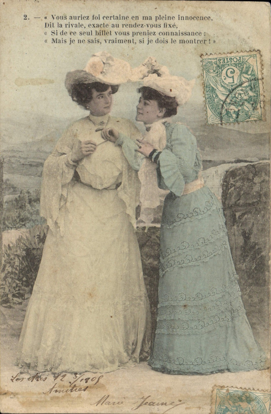 CPA Vous auriez foi certaine en ma pleine innocence Femmes